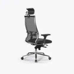 Кресло Метта Samurai L2-6D - TS+Infinity /Kc00/Wm06/D04P/H13mL-3D(M06.B32.G11.W03), Черный