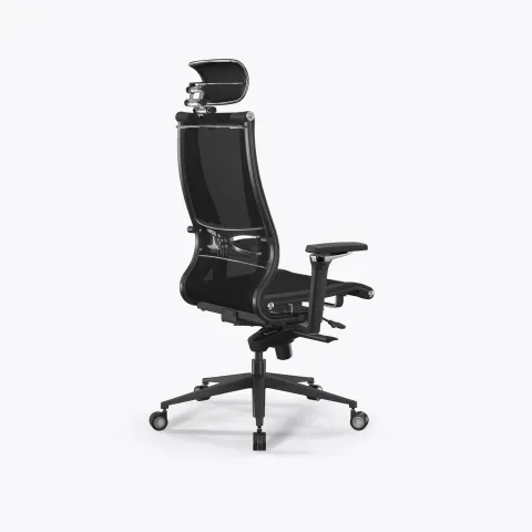 Кресло Метта Samurai L2-16D - YM93+Infinity /Kb09/Nb09/D15P/H13mM-3D(M06.B11.G22.W04), Черный