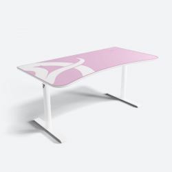 Стол для компьютера Arozzi Arena Gaming Desk - White-Pink