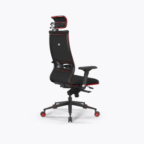 Кресло Метта Samurai B2-44D - UMF(SY271)+Infinity /Krm44/Wrm44/D04P/H17rmL-3D(M06.B11.G22.W28), Черный