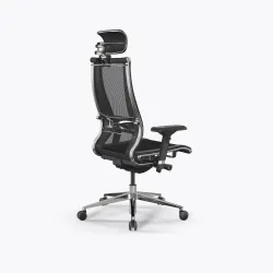 Кресло Метта Samurai L2-14D - TS+Infinity /Kc09/Nc09/D04P/H13mL-3D(M26.B32.G25.W03), Черный