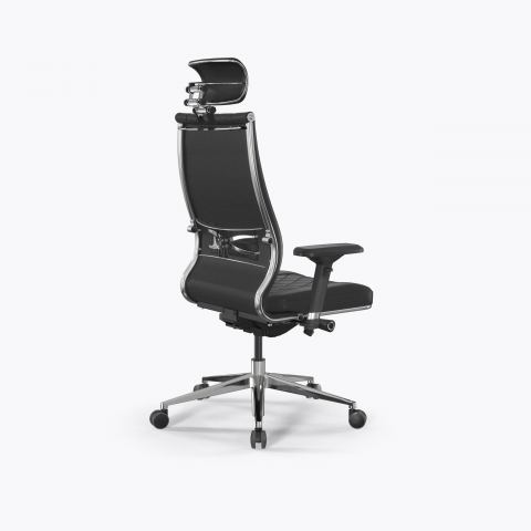 Кресло Метта Samurai L2-18D - Infinity /Kc25/Wm33/D04P/H13mL-3D(M26.B32.G25.W03), Черный