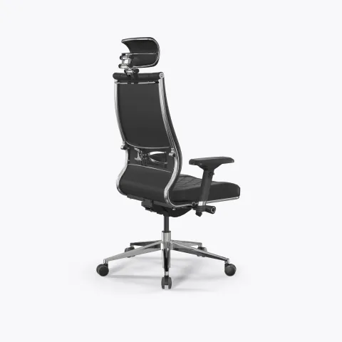 Кресло Метта Samurai L2-18D - Infinity /Kc25/Wm33/D04P/H13mL-3D(M26.B32.G25.W03), Черный