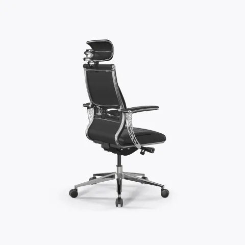 Кресло Метта Samurai M3-11U - Infinity /Kc06/Wm06/U1mL-4c3/H13mL-3D(M26.B32.G25.W03), Черный
