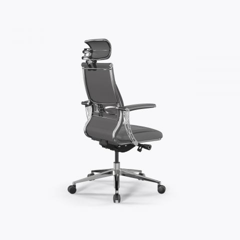 Кресло Метта Samurai M3-11U - Infinity /Kc06/Wm06/U1mL-4c3/H13mL-3D(M26.B32.G25.W03), Серый