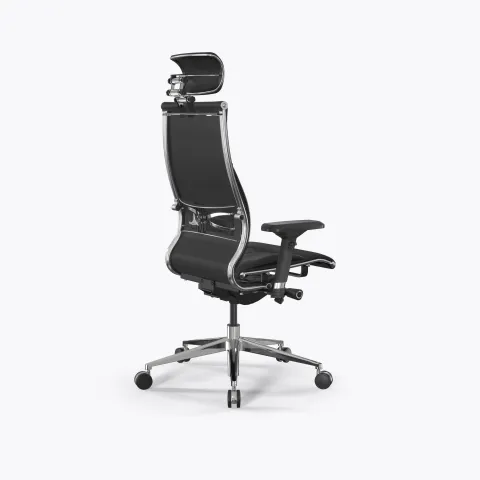 Кресло Метта Samurai B2-10D - Infinity /Kc06/Nc06/D04P/H13mL-3D(M26.B32.G25.W25), Черный