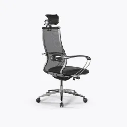 Кресло Метта Samurai L2-6K - TS+Infinity /Kc00/Wm06/K2cL/H13mL-3D(M26.B32.G25.W03), Черный
