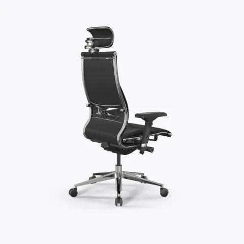 Кресло Метта Samurai L2-10D - Infinity /Kc06/Nc06/D04P/H13mL-3D(M26.B32.G25.W03), Черный