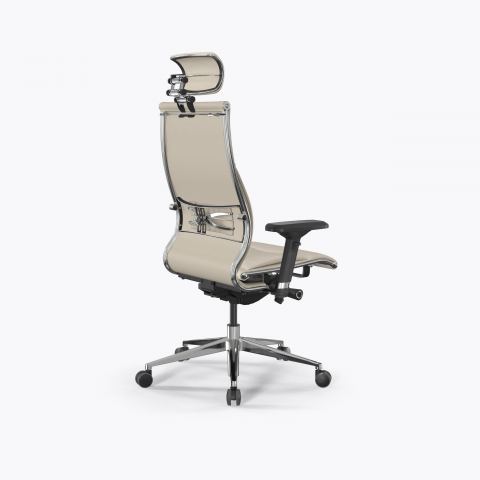 Кресло Метта Samurai L2-10D - Infinity /Kc06/Nc06/D04P/H13mL-3D(M26.B32.G25.W03), Молочный