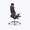 Кресло Метта Samurai L2-10D - Infinity /Kc06/Nc06/D04P/H13mL-3D(M26.B32.G25.W03), Темно-коричневый