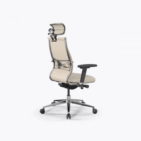 Кресло Метта Samurai M3-11D - Infinity /Kc06/Wm06/D03P/H13mL-3D(M26.B32.G25.W03), Молочный