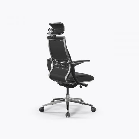 Кресло Метта Samurai M3-11U - Infinity /Kc06/Wm06/U1mL-mL/H13mL-3D(M26.B32.G25.W03), Черный