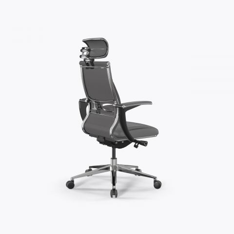 Кресло Метта Samurai M3-11U - Infinity /Kc06/Wm06/U1mL-mL/H13mL-3D(M26.B32.G25.W03), Серый