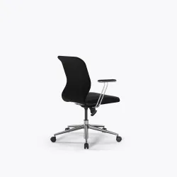 Кресло Метта Sit 8 Mr4-4T - Vivaldi /Uh00/Wh12/T4mV-c(M09.B23.G18.W01), Черный