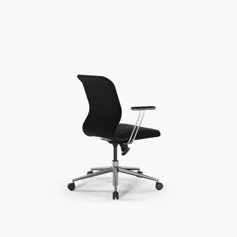 Кресло Метта Sit 8 Mr4-4T - Vivaldi /Uh00/Wh12/T4mV-c(M09.B23.G18.W01), Черный