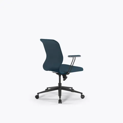 Кресло Метта Sit 8 Mr4-4T - Vivaldi /Uh00/Wh12/T4mV-b(M09.B11.G19.W02), Светло-синий