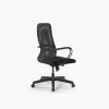 Кресло Метта Sit 8 B2-8K - X1+UMF(X1) /Uh00/Wh00/K3bL(M09.B02.G15.W01), Тем.серый-Черный