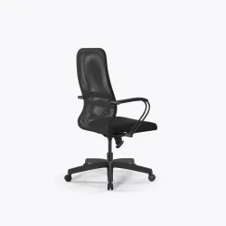 Кресло Метта Sit 8 B2-8K - X1+UMF(X1) /Uh00/Wh00/K3bL(M09.B02.G15.W01), Тем.серый-Черный