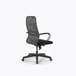 Кресло Метта Sit 8 B2-8K - X1+UMF(X1) /Uh00/Wh00/K3bL(M09.B02.G15.W01), Св.серый-Черный