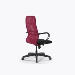 Кресло Метта Sit 8 B2-8K - X1+UMF(X1) /Uh00/Wh00/K3bL(M09.B02.G15.W01), Красный-Черный