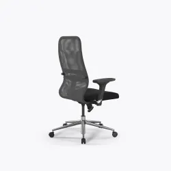 Кресло Метта Sit 8 B2-8D - X1+UMF(X1) /Uh00/Wh00/D02P(M09.B23.G18.W01), Св.серый-Черный
