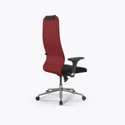 Кресло Метта Sit 8 B1-10D - UMF(X1) /Uh02/Wh00/D02P(M09.B23.G18.W01), Красный-Черный