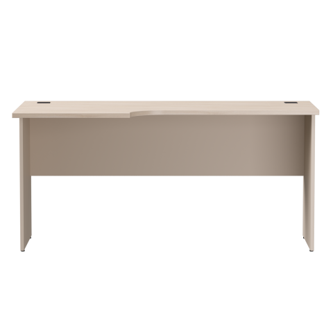 Стол эргономичный левый опоры ЛДСП Everprof EVO 1580х670(870)x755 мм Дуб Соната/Кашемир