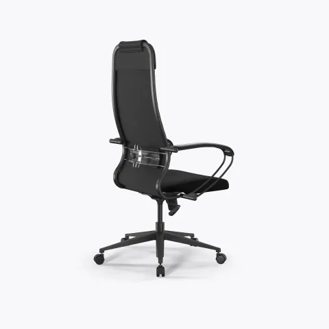 Кресло Метта Sit 10 B1-127K - Fabric(19) /Ub02/Wh12/K1bL(M09.B11.G19.W02), Черный
