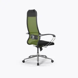 Кресло Метта Sit 10 B1-111K - X2+UMF(X1) /Ub00/Wh00/K1cL(M09.B23.G18.W01), Зеленый-Черный