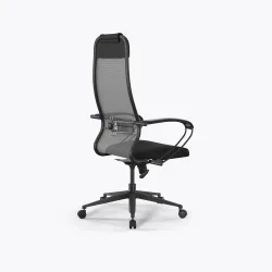 Кресло Метта Sit 10 B1-111K - X2+UMF(X1) /Ub00/Wh00/K1bL(M09.B11.G19.W02), Серый-Черный