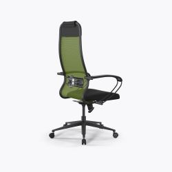 Кресло Метта Sit 10 B1-111K - X2+UMF(X1) /Ub00/Wh00/K1bL(M09.B11.G19.W02), Зеленый-Черный