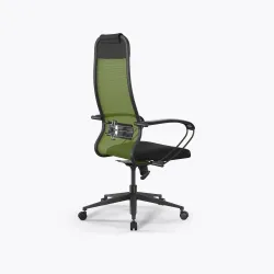 Кресло Метта Sit 10 B1-111K - X2+UMF(X1) /Ub00/Wh00/K1bL(M09.B11.G19.W02), Зеленый-Черный