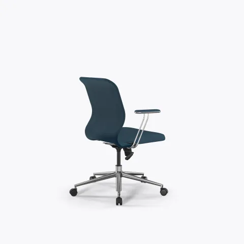 Кресло Метта Sit 8 Mr4-4T - Vivaldi /Uh00/Wh12/T4mV-c(M09.B23.G18.W01), Светло-синий