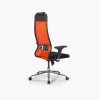 Кресло Метта Sit 10 B1-111D - X2+UMF(X1) /Ub00/Wh00/D02P(M09.B23.G18.W01), Оранжевый-Черный