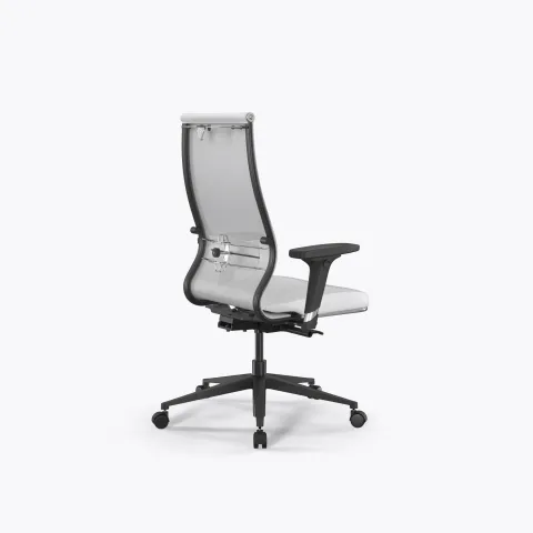 Кресло Метта SynchroSit 10 B2-163D - T+Extra /Km00/Wm12/D02P(M24.B11.G19.W02), Белый