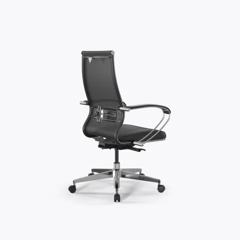 Кресло Метта SynchroSit 10 B2-163K - T+Extra /Km00/Wm12/K1cL(M24.B22.G18.W02), Серый-Черный