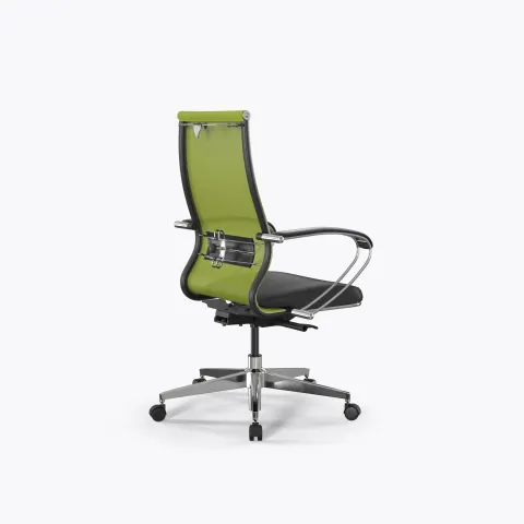 Кресло Метта SynchroSit 10 B2-163K - T+Extra /Km00/Wm12/K1cL(M24.B22.G18.W02), Лайм-Черный
