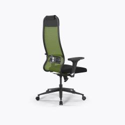 Кресло Метта Sit 10 B1-111D - X2+UMF(X1) /Ub00/Wh00/D02P(M09.B11.G19.W02), Зеленый-Черный