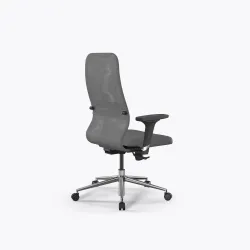 Кресло Метта SynchroSit 8 B2-9D - X2+Extra /Uh00/Wh12/D02P(M25.B23.G18.W02), Серый