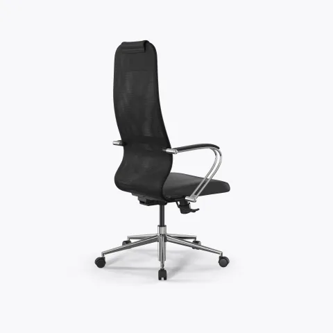 Кресло Метта SynchroSit 8 B1-9K - X2+Extra /Uh00/Wh12/K3cL(M25.B23.G18.W02), Черный