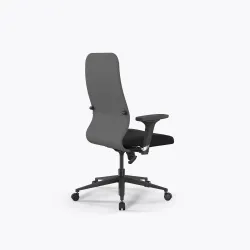 Кресло Метта Sit 8 B2-10D - UMF(X1) /Uh02/Wh00/D02P(M09.B11.G19.W02), Св.серый-Черный