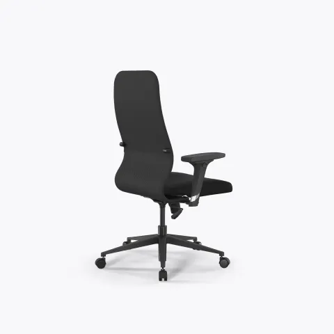 Кресло Метта Sit 8 B2-10D - UMF(X1) /Uh02/Wh00/D02P(M09.B11.G19.W02), Тем.серый-Черный