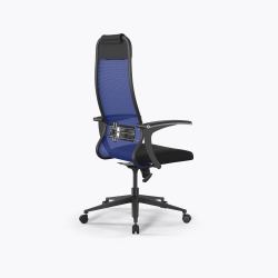 Кресло Метта Sit 10 B1-111U - X2+UMF(X1) /Ub00/Wh00/U0mL-b(M09.B11.G19.W02), Синий-Черный