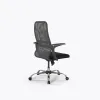 Кресло Метта Sit 8 B2-8U - X1+UMF(X1) /Uh00/Wh00/U1mL-b(M09.B21.G20.W01), Св.серый-Черный