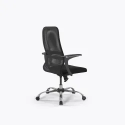 Кресло Метта Sit 8 B2-8U - X1+UMF(X1) /Uh00/Wh00/U1mL-b(M09.B21.G20.W01), Тем.серый-Черный