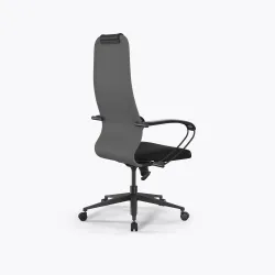 Кресло Метта Sit 8 B1-10K - UMF(X1) /Uh02/Wh00/K1bL(M09.B11.G19.W02), Св.серый-Черный