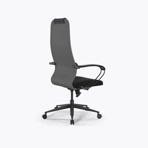 Кресло Метта Sit 8 B1-10K - UMF(X1) /Uh02/Wh00/K1bL(M09.B11.G19.W02), Св.серый-Черный
