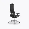 Кресло Метта SynchroSit 10 B1-104D - T /Um00/Nb00/D02P(M23.B21.G20.W01), Черный