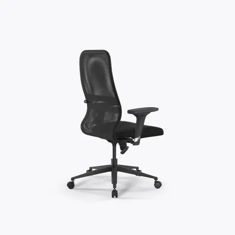 Кресло Метта Sit 8 B2-8D - X1+UMF(X1) /Uh00/Wh00/D02P(M09.B11.G19.W02), Тем.серый-Черный