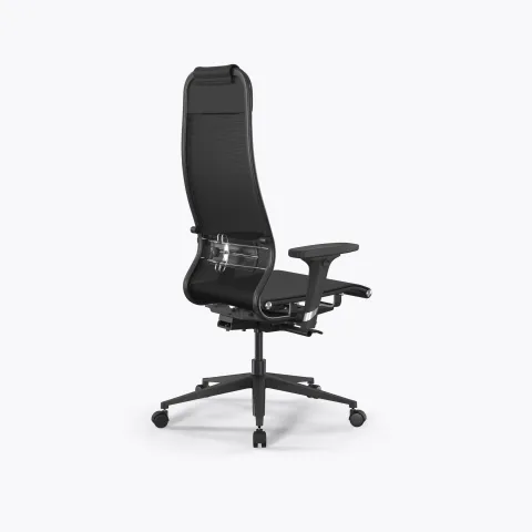 Кресло SynchroSit 10 B1-104D - T /Um00/Nb00/D02P(M23.B11.G19.W02), Черный